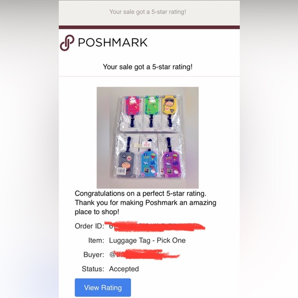 Silicone Luggage Tag - Pick One - Picture 9 of 9